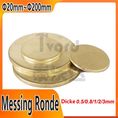 Messing ronde 20mm - Ø,