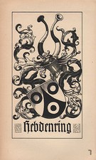 1880 Wappen Familie Crest