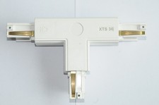 Fa. Global: T-Verbinder 3Phas.-Lichtschiene,Alu,weiß, wenig gebr.,Top-Zustand