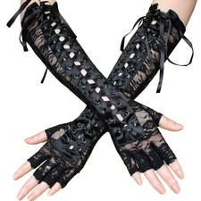 Women Long Lace Gloves Elegant
