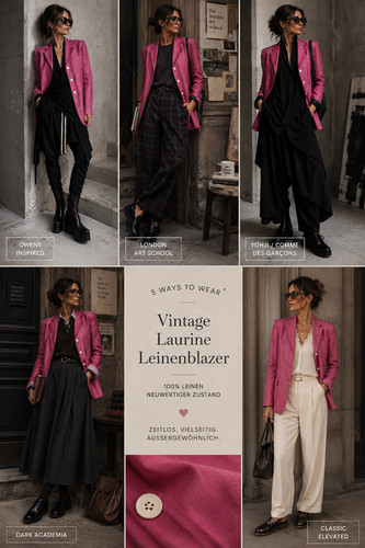 Vintage laurine leinenblazer - vintage,