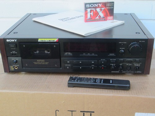 Sony k870es kassettendeck - sony, tc-k870es