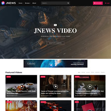 Video Magazin Website Design