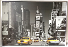 NEW YORK - TIMES SQUARE - Alleby - Bild mit Alurahmen