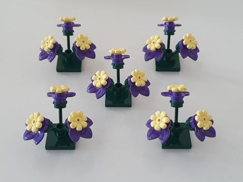 Lego blumen mit gelbe - blumen,