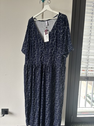 Sheego sommerkleid blau - sommerkleid,