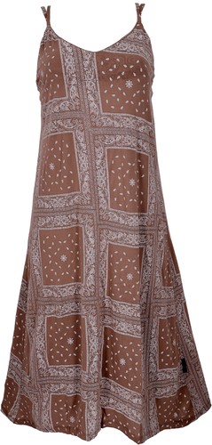 Midikleid mit patchworkdruck - midikleid,