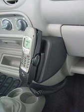Kuda Telefonkonsole 082230 Echtleder für Renault Twingo 10/2000-07/2007