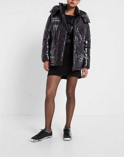 Desigual damen steppjacke logo - desigual,