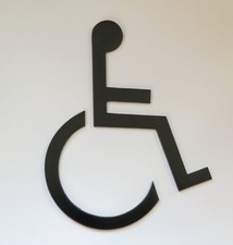 Behinderte-Plexiglas