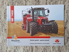 Massey Ferguson 7400   Prospekt Traktor Schlepper