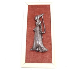 Schild WC Peltro Zinn