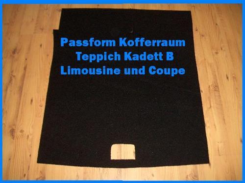 Kofferraummatte teppich - kofferraummatte, /teppich