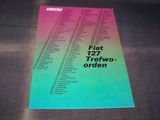 TOPRARITÄT Herrlicher Prestige Prospekt Fiat 127 von 1971 !!!!