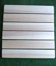 Ersatzbretter Tischplatten 70 x 70 cm Esche roh Biergartentisch nicht montiert !