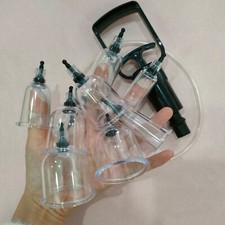 8Pcs Vakuum Brust Enhancer Sauger Erweiterung Pumpe Saug Brustklemmen Bondage DE