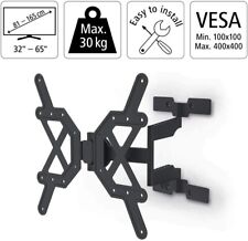 TV Wandhalter Wandhalterung 32"-65" Ultraslim Stahl Fullmotion Hama 118060 (B)