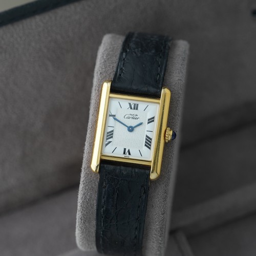 Cartier tank vermeil ref - cartier, ref.