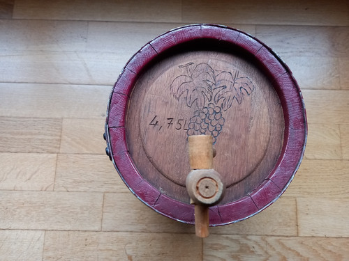 Holzfass liter dekoration - liter,