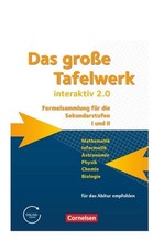 Das große Tafelwerk interaktiv 2 0 Formelsammlung für die Sekundarstufen Abitur