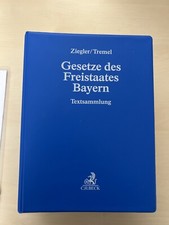 Gesetze des Freistaates Bayern, Textsammlung, Ziegler/Tremel, C.H. Beck