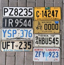 KFZ Kennzeichen -Australien, Neuseeland, Kanada, USA und Curacao