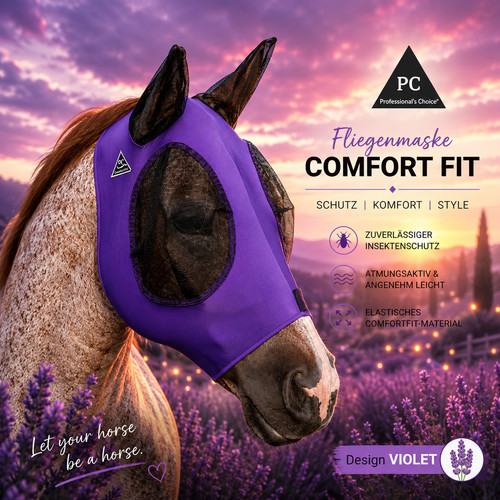 Fliegenmaske pferd lycra - fliegenmaske,