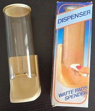 Watte/Kosmetik/Pads/Spender mit Deckel/Hinstellen o. Aufhängen/Aufbewahrung/neu