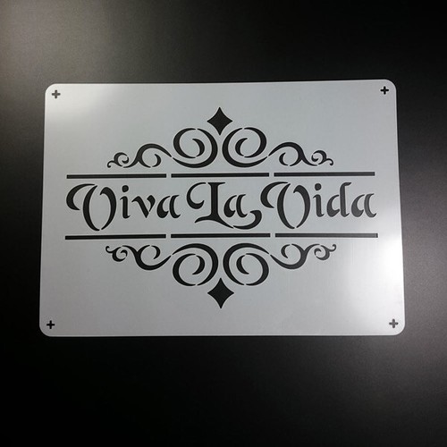 Schablone viva vida - viva,