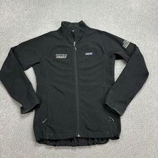 Patagonia Jacke Damen Small Schwarz Bomber Softshell Adze Gefüttert Mantel Lady