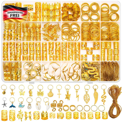 Goldener haarschmuck für - goldener,