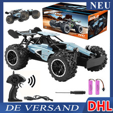 Ferngesteuertes Auto Offroad Draußen 2-Akku 1:18 15 km/h RC Buggy Rennwagen 2WD
