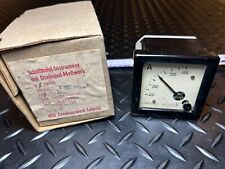 DDR Schalttafel-Messinstrument Ampere 400 - 0 - 400 Amperemeter Vintage