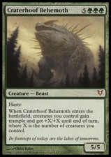 Craterhoof Behemoth ~ Avacyn