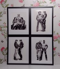 GERAHMTE DRUCKE TOM OF FINLAND ATEMBERAUBENDE GERAHMTE DRUCKE MUSEUM BILDER HOMOSEXUELL LGBTQ+