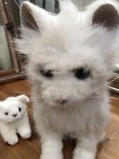 Hasbro FurReal Friends große Katze Samtpfötchen cat sitzend Weiß Rarität