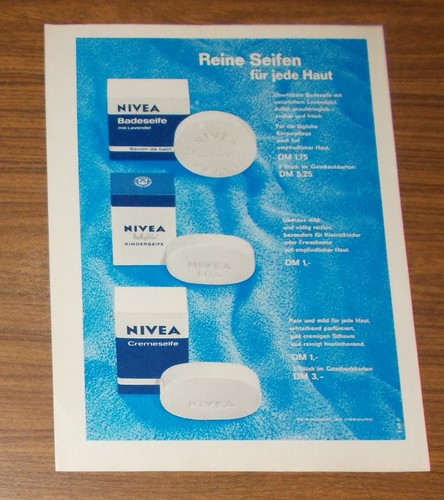 Seltene werbung vintage nivea - seltene,