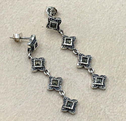 Markasit ohrstecker 925er - ohrstecker,