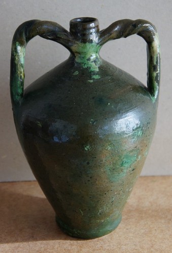 Krug keramik glasiert alt - glasiert,
