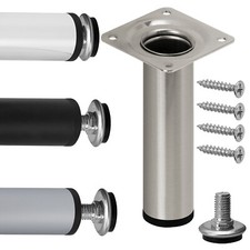 MÖBELFUß Sofafuß Möbelfüße Höhenverstellbar Sockelfüße Metall Stellfuß Stützfuß