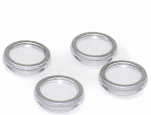 Lampenglas geprägt silber - , 4