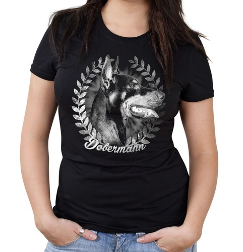 Dobermann girlie shirt - shirt, natur