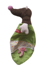 Schmusetuch ESPRIT Sigikid Maulwurf grün braun rosa Kuscheltuch Schnuffeltuch