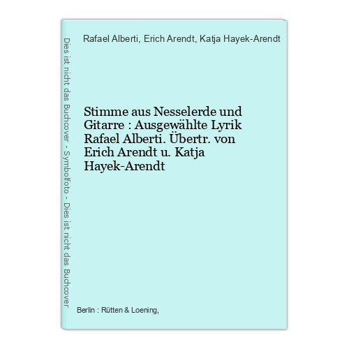 Stimme aus nesselerde und - stimme,
