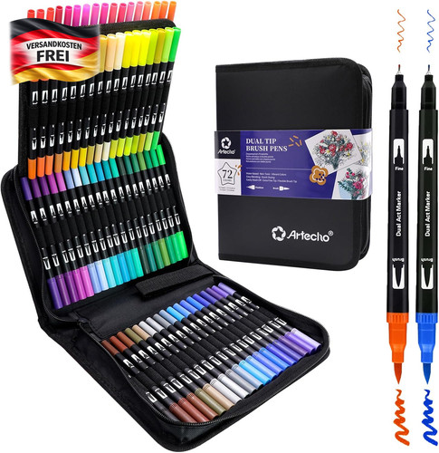 Dual brush stifte set - dual, 72