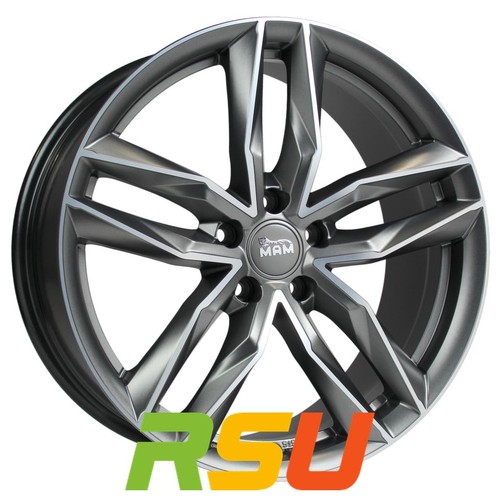 Mam rs3 matt palladium front - mam,
