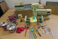 Alte antike Puppenstube Küche