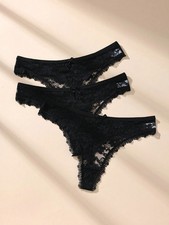 3-teiliges Set Schwarze Sexy