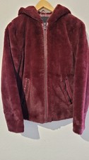 Mega weiche Teddyfleece Jacke Amisu Gr. S, 36 in Bordeaux (7)