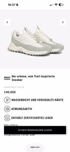 Aigle chaumont gtx sneaker - aigle,